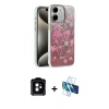MARSİLYAN™- iPhone 11 Kılıf Zirve Modern Prime - Siyah 3D Antistatik Seramik Nano Ekran Koruyucu + PVD Metal Kamera Lens - TU