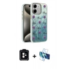 MARSİLYAN™- iPhone 11 Kılıf Zirve Modern Prime - Siyah 3D Antistatik Seramik Nano Ekran Koruyucu + PVD Metal Kamera Lens - TU