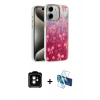 MARSİLYAN™- iPhone 11 Kılıf Zirve Modern Prime - Siyah 3D Antistatik Seramik Nano Ekran Koruyucu + PVD Metal Kamera Lens - TU