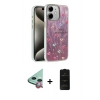 MARSİLYAN™- iPhone 11 Kılıf Zirve Modern Prime - Siyah 6D Antistatik Mat Seramik Hayalet Nano Ekran Koruyucu + Raze Metal Kamera Lens - KI