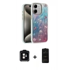 MARSİLYAN™- iPhone 11 Kılıf Zirve Modern Prime - Siyah 6D Antistatik Mat Seramik Hayalet Nano Ekran Koruyucu + PVD Metal Kamera Lens - TU