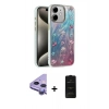 MARSİLYAN™- iPhone 11 Kılıf Zirve Modern Prime - Siyah 6D Antistatik Mat Seramik Hayalet Nano Ekran Koruyucu + Raze Metal Kamera Lens - MR