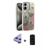MARSİLYAN™- iPhone 11 Kılıf Zirve Modern Prime - Siyah 6D Antistatik Mat Seramik Hayalet Nano Ekran Koruyucu + Raze Metal Kamera Lens - MR