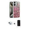 MARSİLYAN™- iPhone 11 Kılıf Zirve Modern Prime - Siyah 6D Antistatik Mat Seramik Hayalet Nano Ekran Koruyucu + Pers Alüminyum Kamera Lens - LT