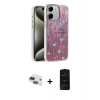 MARSİLYAN™- iPhone 11 Kılıf Zirve Modern Prime - Siyah 6D Antistatik Mat Seramik Hayalet Nano Ekran Koruyucu + Pers Alüminyum Kamera Lens - LT