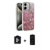 MARSİLYAN™- iPhone 11 Kılıf Zirve Modern Prime - Siyah 6D Antistatik Mat Seramik Hayalet Nano Ekran Koruyucu + PVD Metal Kamera Lens - YL