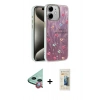 MARSİLYAN™- iPhone 11 Kılıf Zirve Modern Prime - Siyah 6D Mat Seramik Hayalet Nano Ekran Koruyucu + Raze Metal Kamera Lens - KI