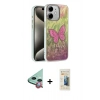 MARSİLYAN™- iPhone 11 Kılıf Zirve Modern Prime - Siyah 6D Mat Seramik Hayalet Nano Ekran Koruyucu + Raze Metal Kamera Lens - KI