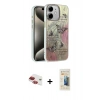MARSİLYAN™- iPhone 11 Kılıf Zirve Modern Prime - Siyah 6D Mat Seramik Hayalet Nano Ekran Koruyucu + Pers Alüminyum Kamera Lens - KI