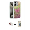 MARSİLYAN™- iPhone 11 Kılıf Zirve Modern Prime - Siyah 6D Mat Seramik Hayalet Nano Ekran Koruyucu + Pers Alüminyum Kamera Lens - KI