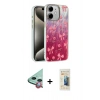 MARSİLYAN™- iPhone 11 Kılıf Zirve Modern Prime - Siyah 6D Mat Seramik Hayalet Nano Ekran Koruyucu + Raze Metal Kamera Lens - KI