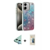 MARSİLYAN™- iPhone 11 Kılıf Zirve Modern Prime - Siyah 6D Mat Seramik Hayalet Nano Ekran Koruyucu + Raze Metal Kamera Lens - MI