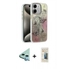 MARSİLYAN™- iPhone 11 Kılıf Zirve Modern Prime - Siyah 6D Mat Seramik Hayalet Nano Ekran Koruyucu + Raze Metal Kamera Lens - MI