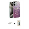 MARSİLYAN™- iPhone 11 Kılıf Zirve Modern Prime - Siyah 6D Mat Seramik Hayalet Nano Ekran Koruyucu + Renkli Kamera Lens Koruma Cam - PE
