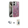 MARSİLYAN™- iPhone 11 Kılıf Zirve Modern Prime - Siyah 6D Mat Seramik Hayalet Nano Ekran Koruyucu + Pers Alüminyum Kamera Lens - LT