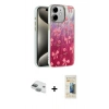 MARSİLYAN™- iPhone 11 Kılıf Zirve Modern Prime - Siyah 6D Mat Seramik Hayalet Nano Ekran Koruyucu + Pers Alüminyum Kamera Lens - YL