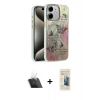MARSİLYAN™- iPhone 11 Kılıf Zirve Modern Prime - Siyah 6D Mat Seramik Hayalet Nano Ekran Koruyucu + Kamera Lens Koruma Cam - SF