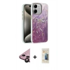 MARSİLYAN™- iPhone 11 Kılıf Zirve Modern Prime - Siyah 6D Mat Seramik Hayalet Nano Ekran Koruyucu + Raze Metal Kamera Lens - SH