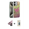 MARSİLYAN™- iPhone 11 Kılıf Zirve Modern Prime - Siyah 6D Mat Seramik Hayalet Nano Ekran Koruyucu + Raze Metal Kamera Lens - SH