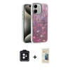 MARSİLYAN™- iPhone 11 Kılıf Zirve Modern Prime - Siyah 6D Mat Seramik Hayalet Nano Ekran Koruyucu + PVD Metal Kamera Lens - SH