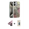 MARSİLYAN™- iPhone 11 Kılıf Zirve Modern Prime - Siyah 6D Mat Seramik Hayalet Nano Ekran Koruyucu + Raze Metal Kamera Lens - SH