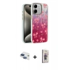 MARSİLYAN™- iPhone 11 Kılıf Zirve Modern Prime - Siyah Bilvis 3D Cam Ekran Koruyucu + Pers Alüminyum Kamera Lens - LT