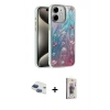 MARSİLYAN™- iPhone 11 Kılıf Zirve Modern Prime - Siyah Bilvis 3D Cam Ekran Koruyucu + Pers Alüminyum Kamera Lens - LT