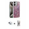 MARSİLYAN™- iPhone 11 Kılıf Zirve Modern Prime - Siyah Bilvis 3D Cam Ekran Koruyucu + Pers Alüminyum Kamera Lens - LT