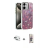MARSİLYAN™- iPhone 11 Kılıf Zirve Modern Prime - Siyah Bilvis 3D Cam Ekran Koruyucu + Pers Alüminyum Kamera Lens - YL