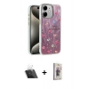 MARSİLYAN™- iPhone 11 Kılıf Zirve Modern Prime - Siyah Bilvis 3D Cam Ekran Koruyucu + Şeffaf Kamera Lens Koruma Cam