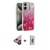 MARSİLYAN™- iPhone 11 Kılıf Zirve Modern Prime - Siyah Bilvis 3D Cam Ekran Koruyucu + Raze Metal Kamera Lens - SH