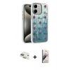 MARSİLYAN™- iPhone 11 Kılıf Zirve Modern Prime - Siyah Bilvis 3D Mat Cam Ekran Koruyucu + Gold Pers Alüminyum Kamera Lens