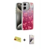 MARSİLYAN™- iPhone 11 Kılıf Zirve Modern Prime - Siyah Bilvis 3D Mat Cam Ekran Koruyucu + Rainbow Kamera Lens Koruma Cam - KI