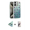 MARSİLYAN™- iPhone 11 Kılıf Zirve Modern Prime - Siyah Bilvis 3D Mat Cam Ekran Koruyucu + Raze Metal Kamera Lens - MI