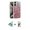 MARSİLYAN™- iPhone 11 Kılıf Zirve Modern Prime - Siyah Bilvis 3D Mat Cam Ekran Koruyucu + Raze Metal Kamera Lens - MI