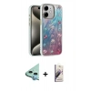 MARSİLYAN™- iPhone 11 Kılıf Zirve Modern Prime - Siyah Bilvis 3D Mat Cam Ekran Koruyucu + Raze Metal Kamera Lens - MI