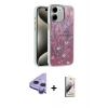 MARSİLYAN™- iPhone 11 Kılıf Zirve Modern Prime - Siyah Bilvis 3D Mat Cam Ekran Koruyucu + Raze Metal Kamera Lens - MR