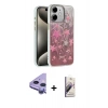 MARSİLYAN™- iPhone 11 Kılıf Zirve Modern Prime - Siyah Bilvis 3D Mat Cam Ekran Koruyucu + Raze Metal Kamera Lens - MR