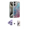 MARSİLYAN™- iPhone 11 Kılıf Zirve Modern Prime - Siyah Bilvis 3D Mat Cam Ekran Koruyucu + Raze Metal Kamera Lens - MR