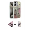 MARSİLYAN™- iPhone 11 Kılıf Zirve Modern Prime - Siyah Bilvis 3D Mat Cam Ekran Koruyucu + Raze Metal Kamera Lens - SH