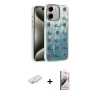 MARSİLYAN™- iPhone 11 Kılıf Zirve Modern Prime - Siyah Bilvis 3D Mat Cam Ekran Koruyucu + Renkli Kamera Lens Koruma Cam - SI