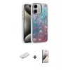 MARSİLYAN™- iPhone 11 Kılıf Zirve Modern Prime - Siyah Bilvis 3D Mat Cam Ekran Koruyucu + Renkli Kamera Lens Koruma Cam - SI