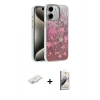 MARSİLYAN™- iPhone 11 Kılıf Zirve Modern Prime - Siyah Bilvis 3D Mat Cam Ekran Koruyucu + Renkli Kamera Lens Koruma Cam - SI