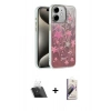 MARSİLYAN™- iPhone 11 Kılıf Zirve Modern Prime - Siyah Bilvis 3D Mat Cam Ekran Koruyucu + Kamera Lens Koruma Cam - SF
