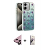 MARSİLYAN™- iPhone 11 Kılıf Zirve Modern Prime - Siyah Bilvis 3D Mat Cam Ekran Koruyucu + Raze Metal Kamera Lens - SH