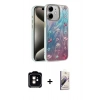 MARSİLYAN™- iPhone 11 Kılıf Zirve Modern Prime - Siyah Bilvis 3D Mat Cam Ekran Koruyucu + PVD Metal Kamera Lens - TU