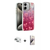 MARSİLYAN™- iPhone 11 Kılıf Zirve Modern Prime - Siyah Bilvis 3D Mat Cam Ekran Koruyucu + Pers Alüminyum Kamera Lens - YL