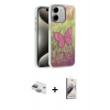 MARSİLYAN™- iPhone 11 Kılıf Zirve Modern Prime - Siyah Bilvis 3D Mat Cam Ekran Koruyucu + Pers Alüminyum Kamera Lens - YL