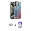 MARSİLYAN™- iPhone 11 Kılıf Zirve Modern Prime - Siyah Bilvis 5in1 3D Magic Cam Ekran Koruyucu + Gold Pers Alüminyum Kamera Lens