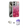 MARSİLYAN™- iPhone 11 Kılıf Zirve Modern Prime - Siyah Bilvis 5in1 3D Magic Cam Ekran Koruyucu + Gold Pers Alüminyum Kamera Lens